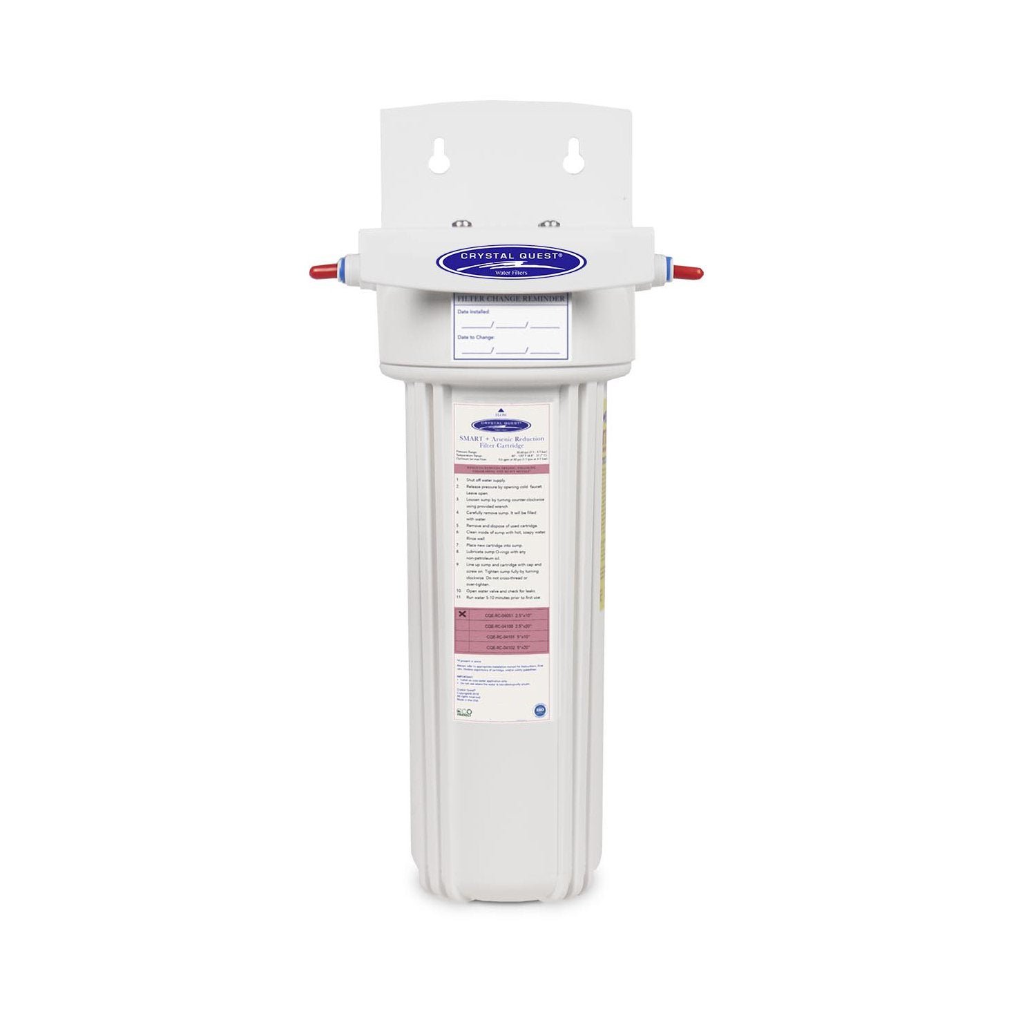 Arsenic Removal Refrigerator / In-line Water Filter System